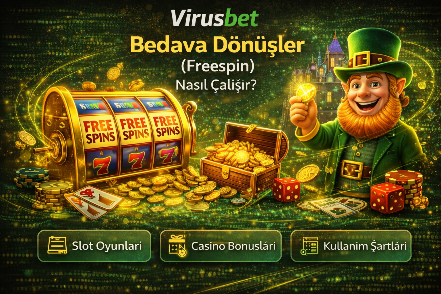 Virusbet Bedava Dönüşler (Freespin) Nedir?