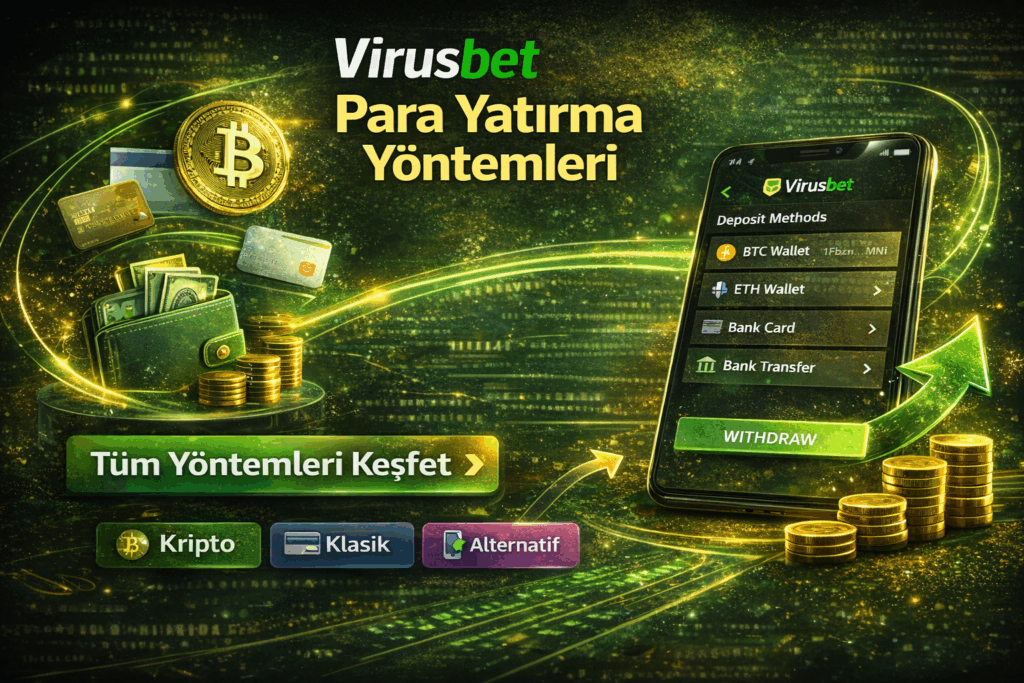 Virusbet para yatırma yöntemleri hakkında kripto ve alternatif seçenekler